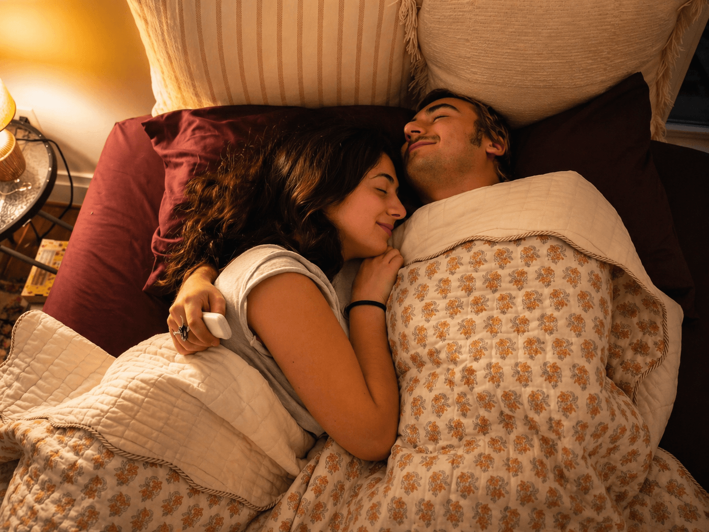 Couple sleeping peacefully with Lullabar